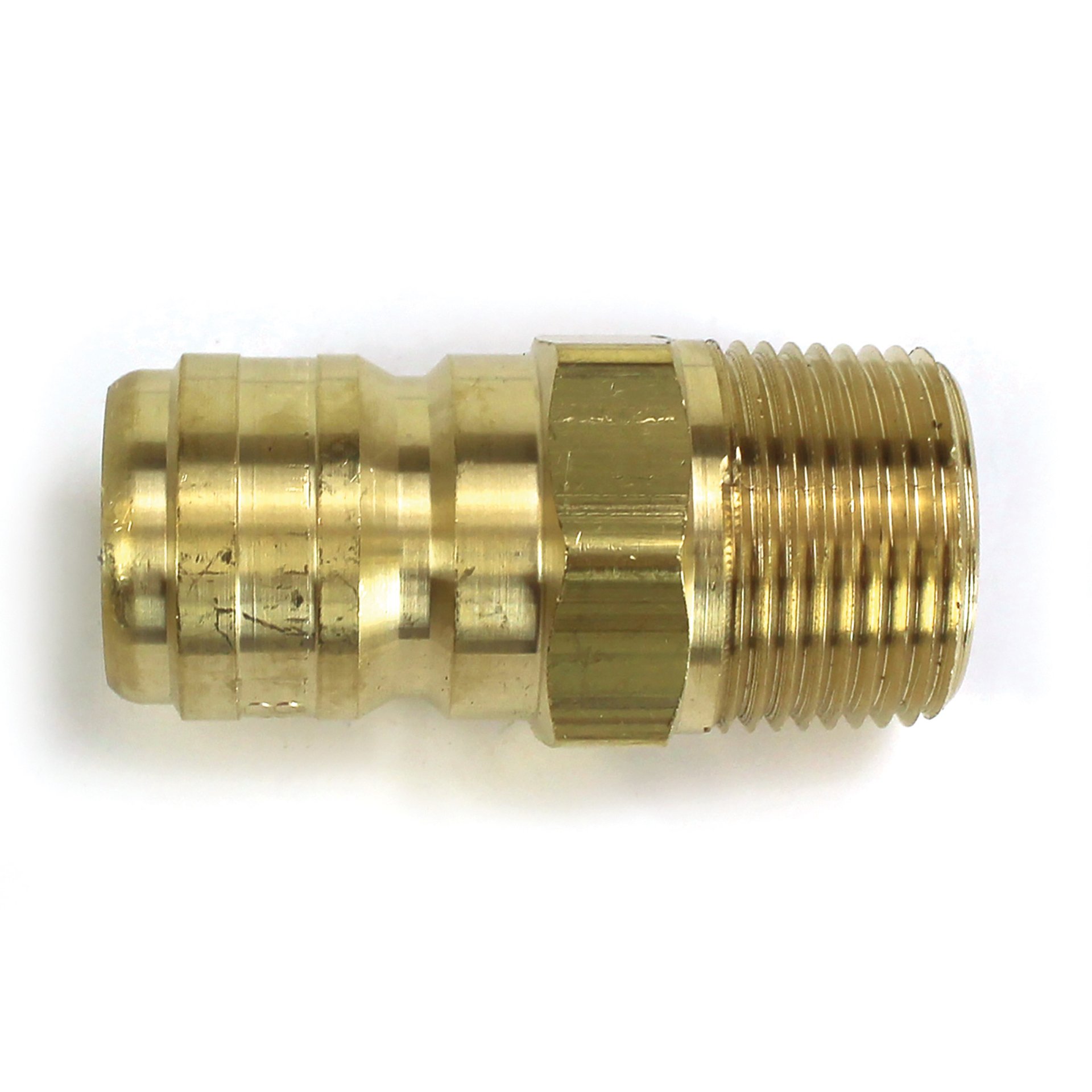 Plug, ST Series, 3/4" Body, 3/4"-14 Male NPT Brass - Image 1
