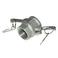 Cam & Groove Coupling, Type A 1-1/2″ Stainless Steel, Male Adapter x Female NPT Thread