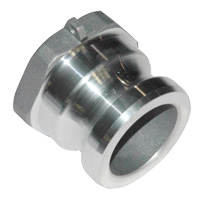 Cam & Groove Coupling, Type A 2″ Aluminum, Male Adapter x Female NPT Thread