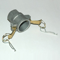 Cam & Groove Coupling, Type D 1" Aluminum, Female Coupler x Female NPT Thread - Image 2