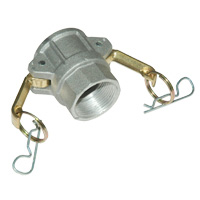 Cam & Groove Coupling, Type D 1-1/4" Aluminum, Female Coupler x Female NPT Thread - Image 2