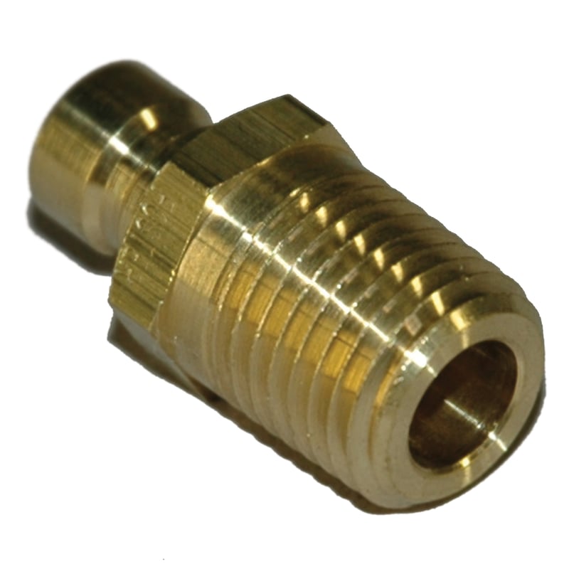 Plug, Water, 200 Series, 1/4″ Passage, 1/4″ NPT Male, Brass