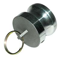 Cam & Groove Coupling. Type DP 1-1/2" Aluminum, Adapter Dust Plug