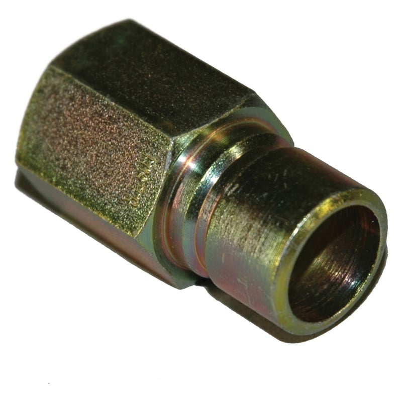 Plug, Water, 500 Series, 1/2" Passage, 1/2" NPT Female, Steel