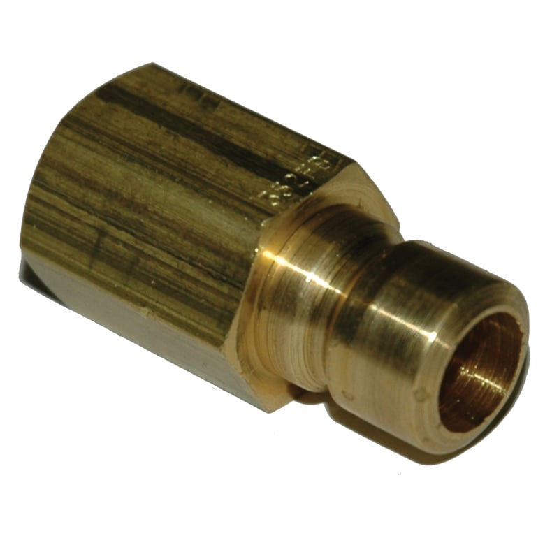 Plug, Water, 300 Series, 3/8″ Passage, 1/4″ NPT Female, Brass