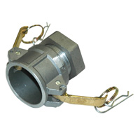 Cam & Groove Coupling, Compression, Type BC 1-1/2" Aluminum - Image 2