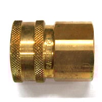 Coupler, ST Series, 3/4" Body, 3/4"-14 Female NPT, Brass