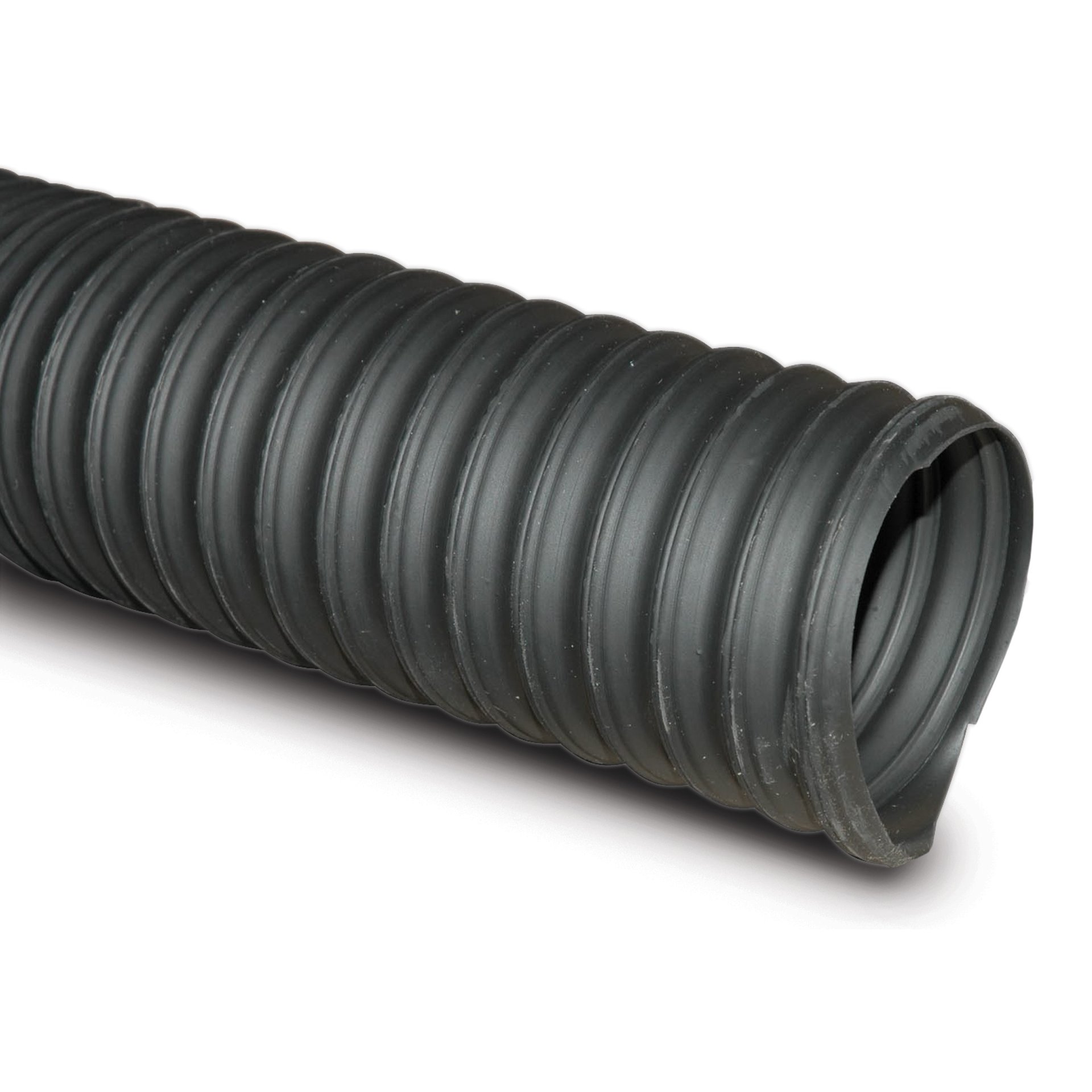 Hopper Dryer Hose, 2-Ply, Black, 2-1/2" ID, 25