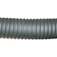 Hopper Dryer Hose, 2-Ply, Black, 2-1/2" ID, 25' Long, Thermoplastic Rubber