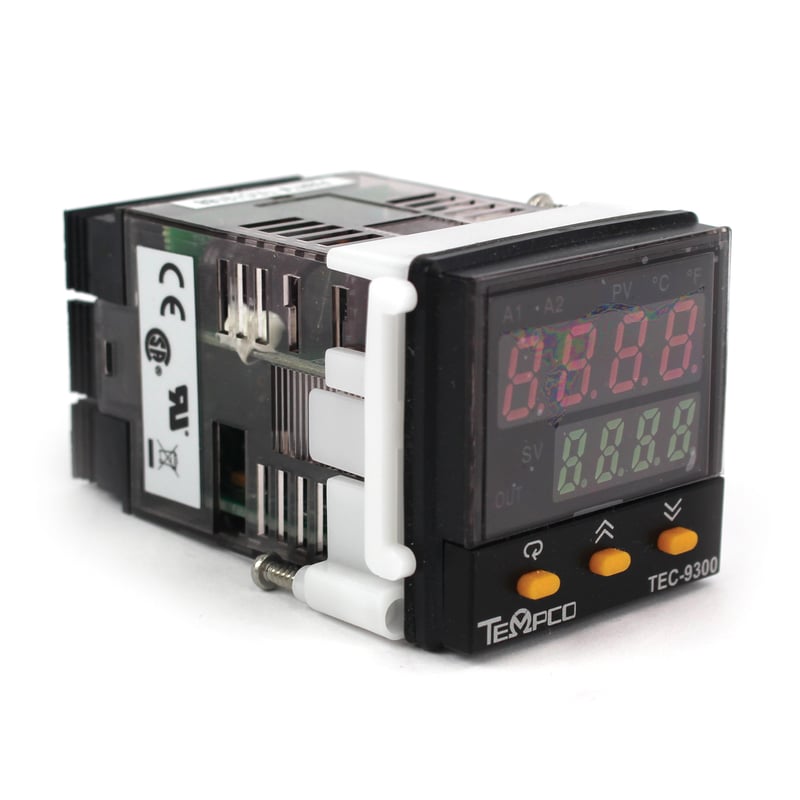 Temperature Controller, Model 9300, 1/16 Din, Programmed for MC90AC