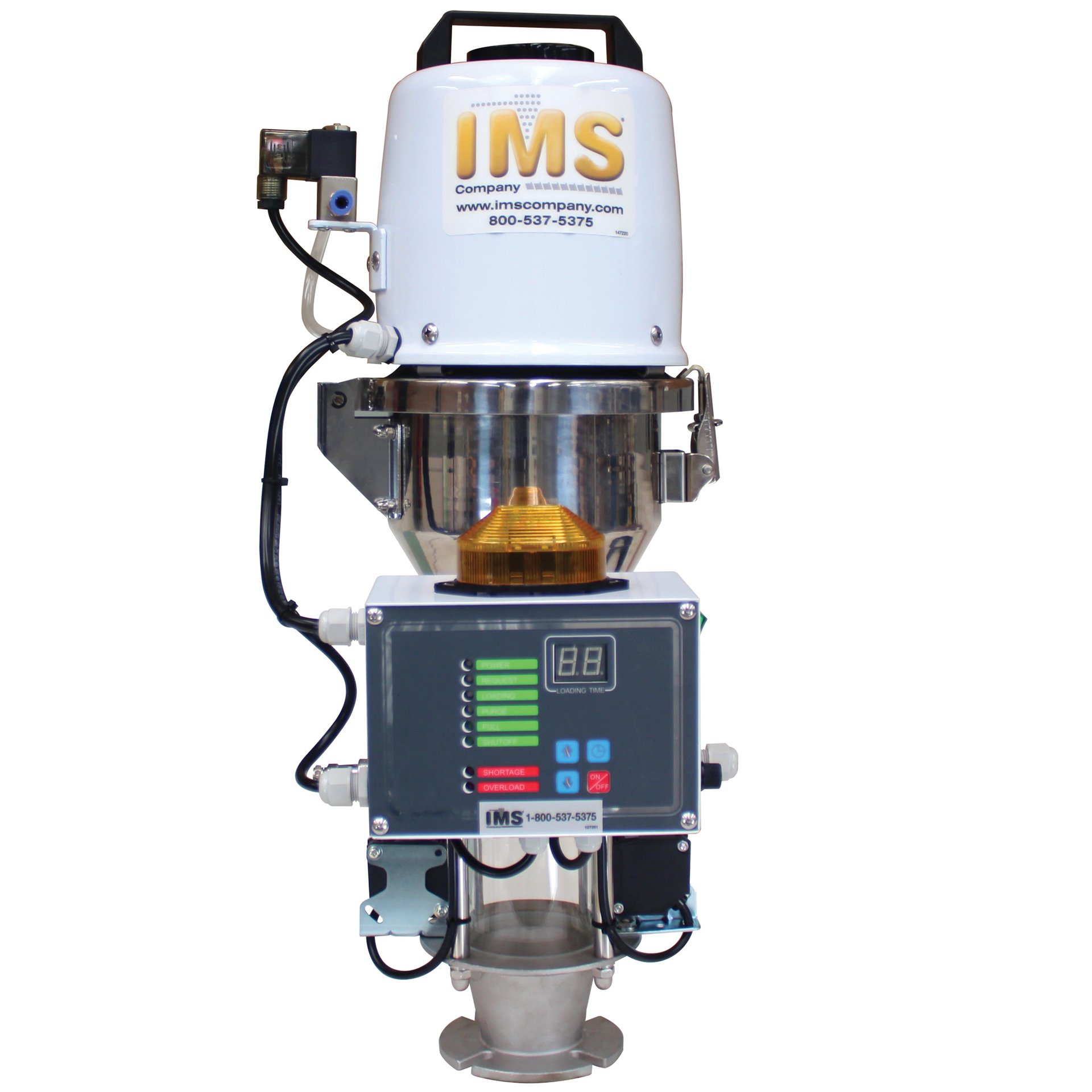 IMS Series Just-In-Time Material Loader, Model 200JT, Electric 1.4 hp Motor, Throat Mount, 450 lb/hr - Image 1