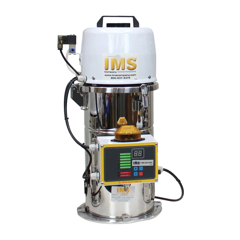 IMS Series Material Loader, Model 400, Electric 1.4 hp Motor, Hopper Mount Style, 650 lb/hr