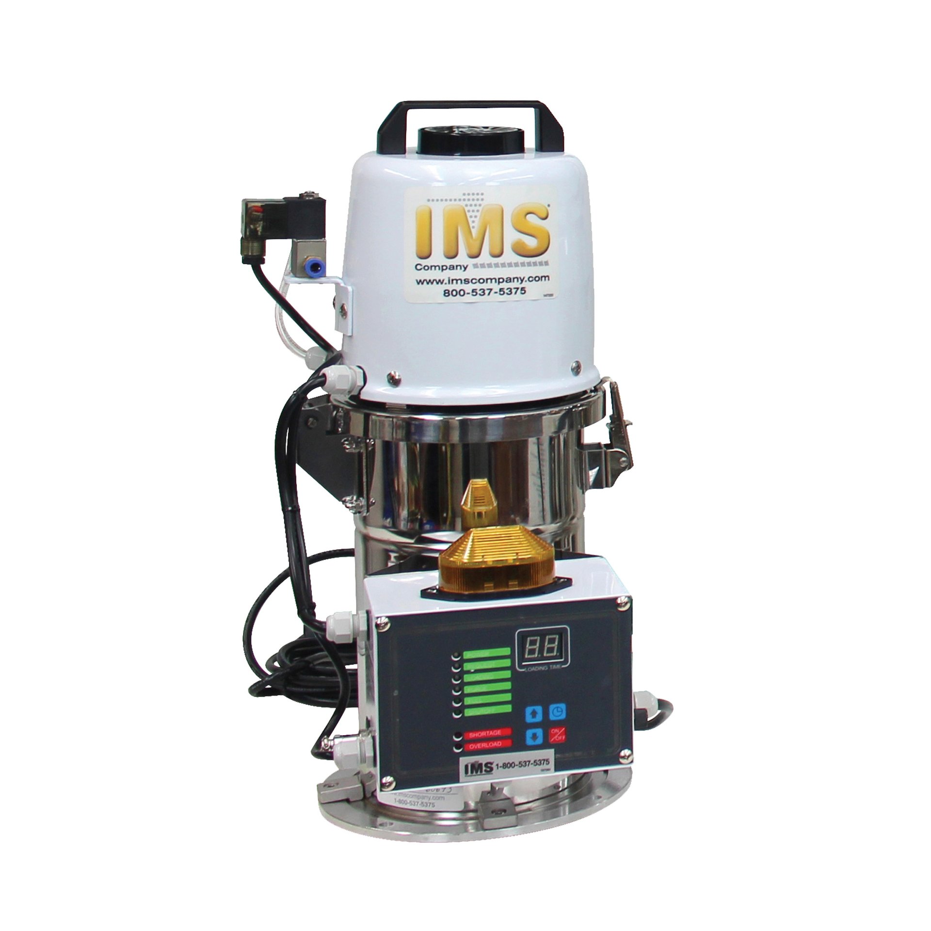 IMS Series Material Loader, Model 200, Electric 1.4 hp Motor, Hopper Mount Style, 450 lb/hr - Image 1