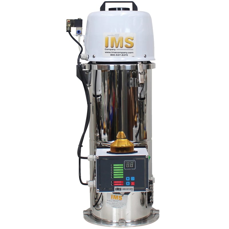 IMS Series Material Loader, Model 800, Electric 1.4 hp Motor, Hopper Mount Style, 900 lb/hr