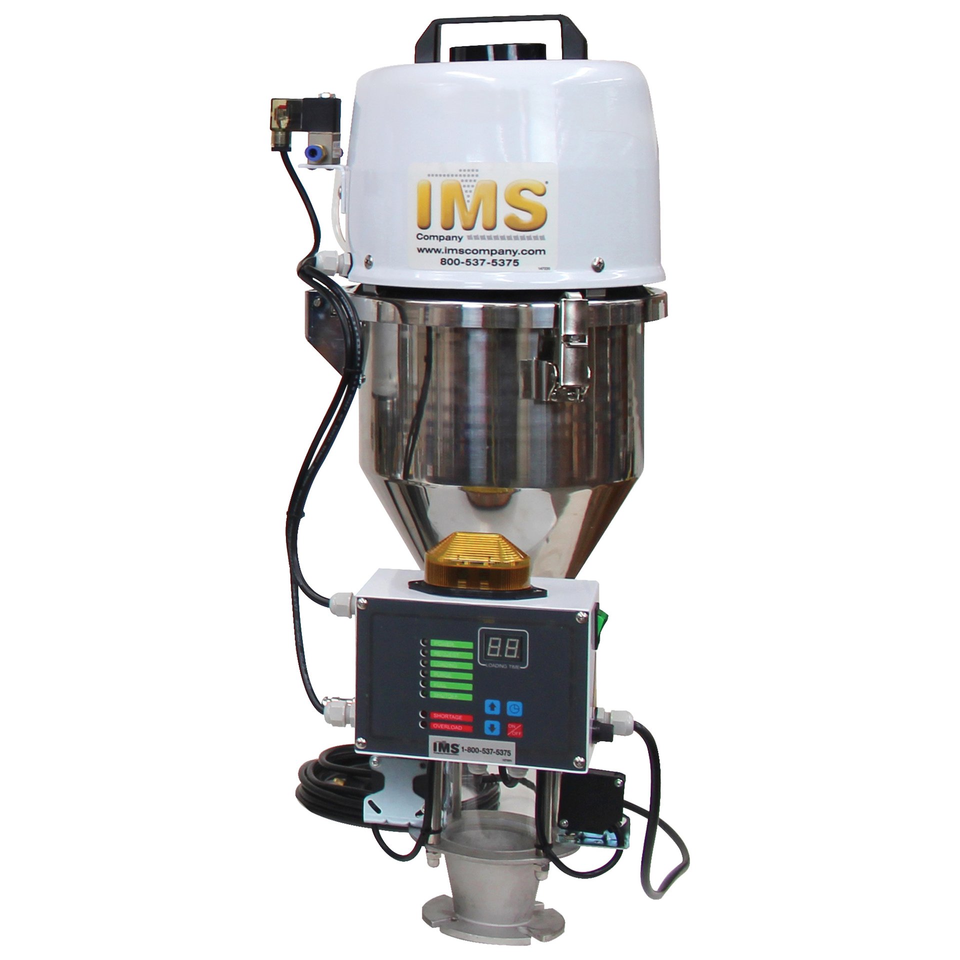 IMS Series Just-In-Time Material Loader, Model 300JT, Electric 1.4 hp Motor, Throat Mount, 650 lb/hr - Image 1