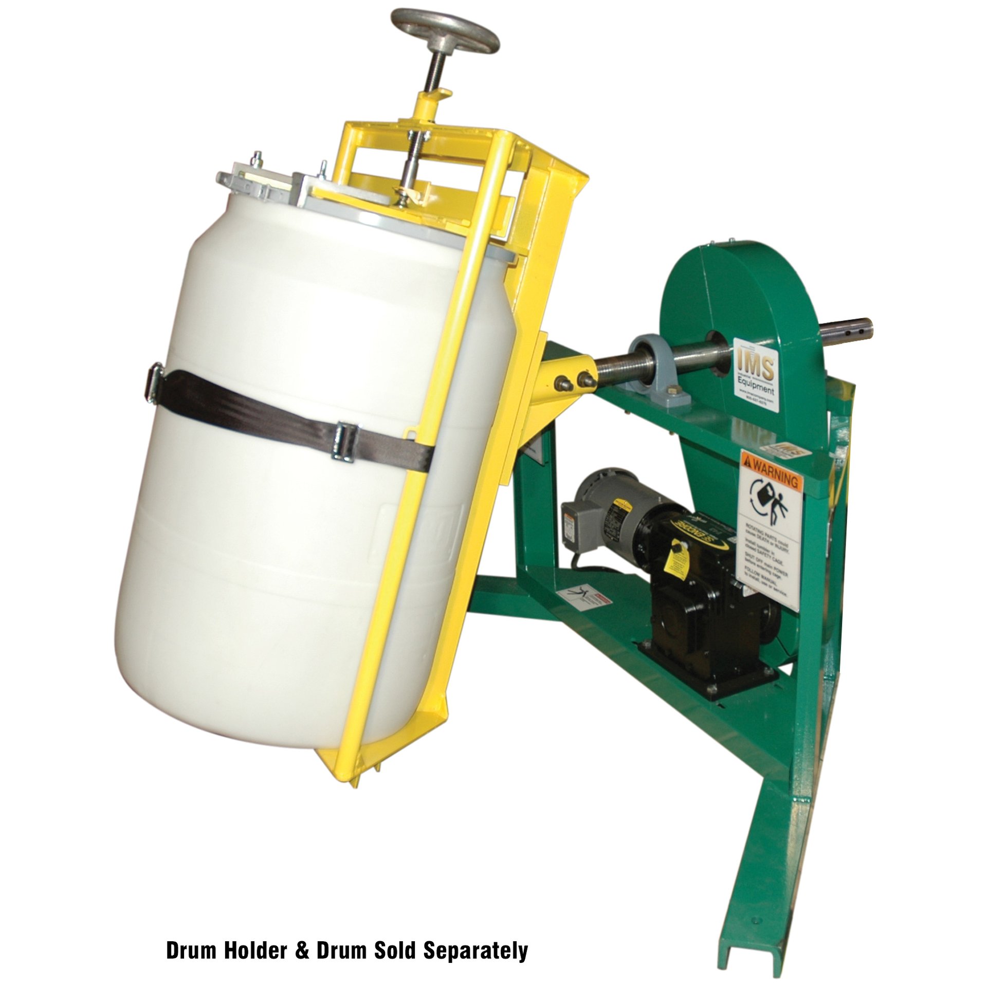 Corner Drum Tumbler Only, IMS Model TBD15, 1-1/2 hp Belt Drive - Image 2