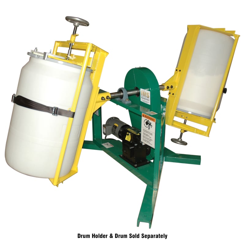 Corner Drum Tumbler Only, IMS Model TBD15, 1-1/2 hp Belt Drive