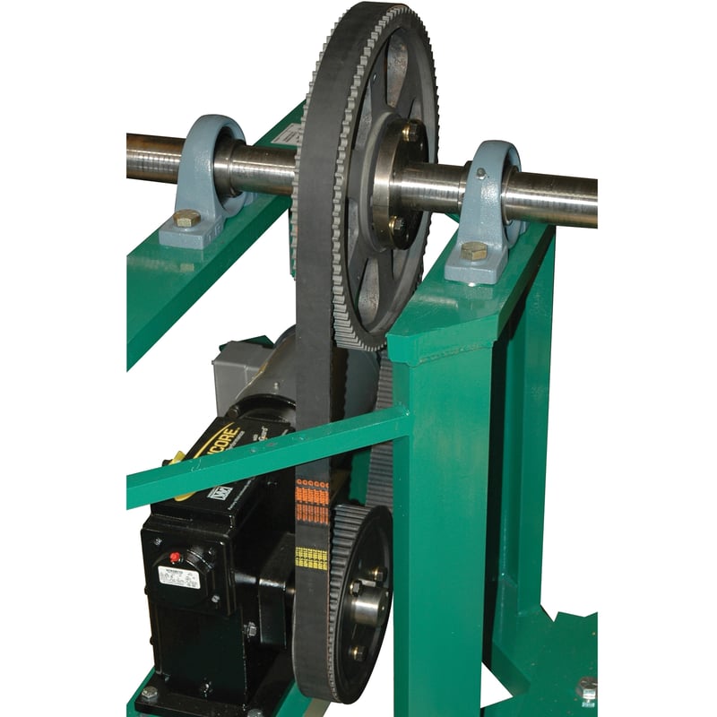 Corner Drum Tumbler Only, IMS Model TBD15, 1-1/2 hp Belt Drive