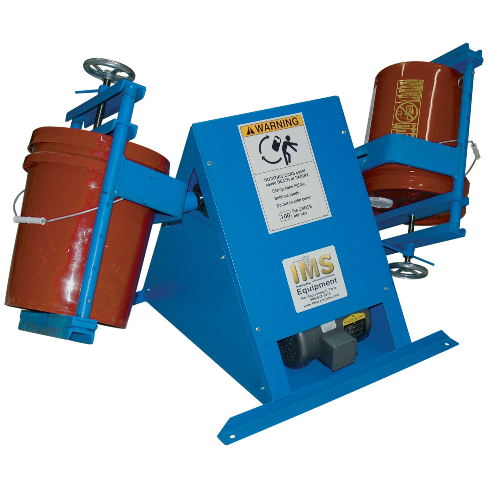 5 Gallon Can Mini-Tumbler, 1/4 hp, 3-Phase/60Hz, 208-230/460 Volt TEFC Motor - Image 1