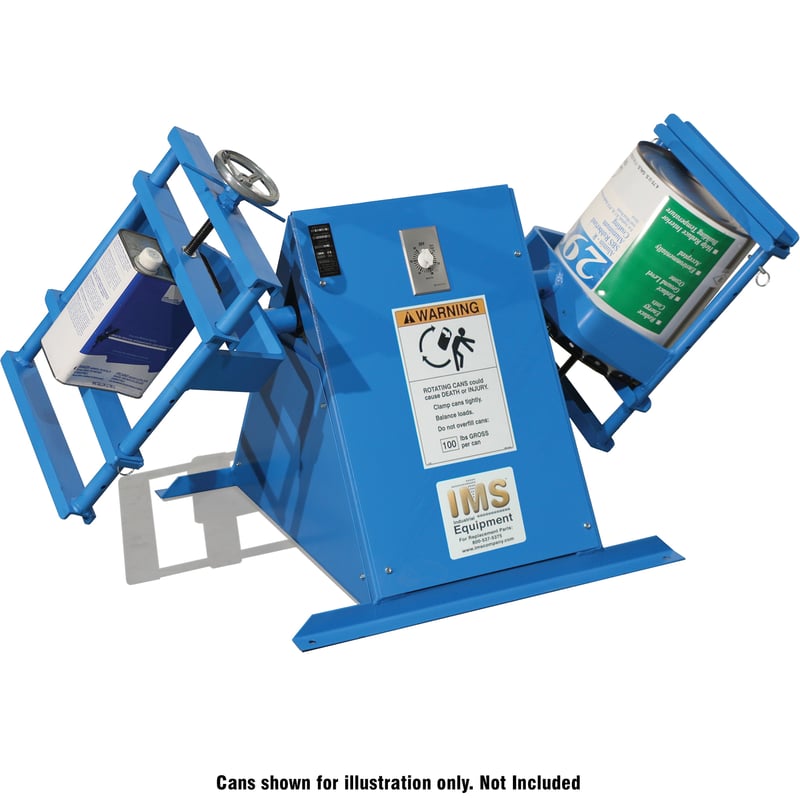 5 Gallon Can Mini-Tumbler, 1/4 hp, 115 Volt, 1-Phase/60Hz, TEFC Motor with 1 to 60 Minute Timer,