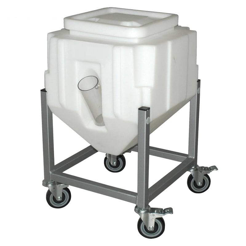 Portable Resin Bin, 75 lb Capacity