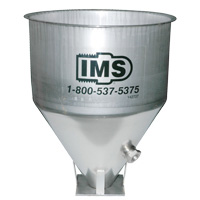 Conical Hopper, 16" Diameter with 6" x 6" Flange - Image 1