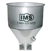 Conical Hopper, 16" Diameter with 6" x 6" Flange - Image 1