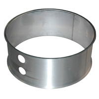 Drying Hopper Extension Cylinder, 10" High for 24" Diameter Hoppers - Image 1