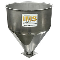 Conical Hopper, 24" Diameter with 8" x 8" Flange
