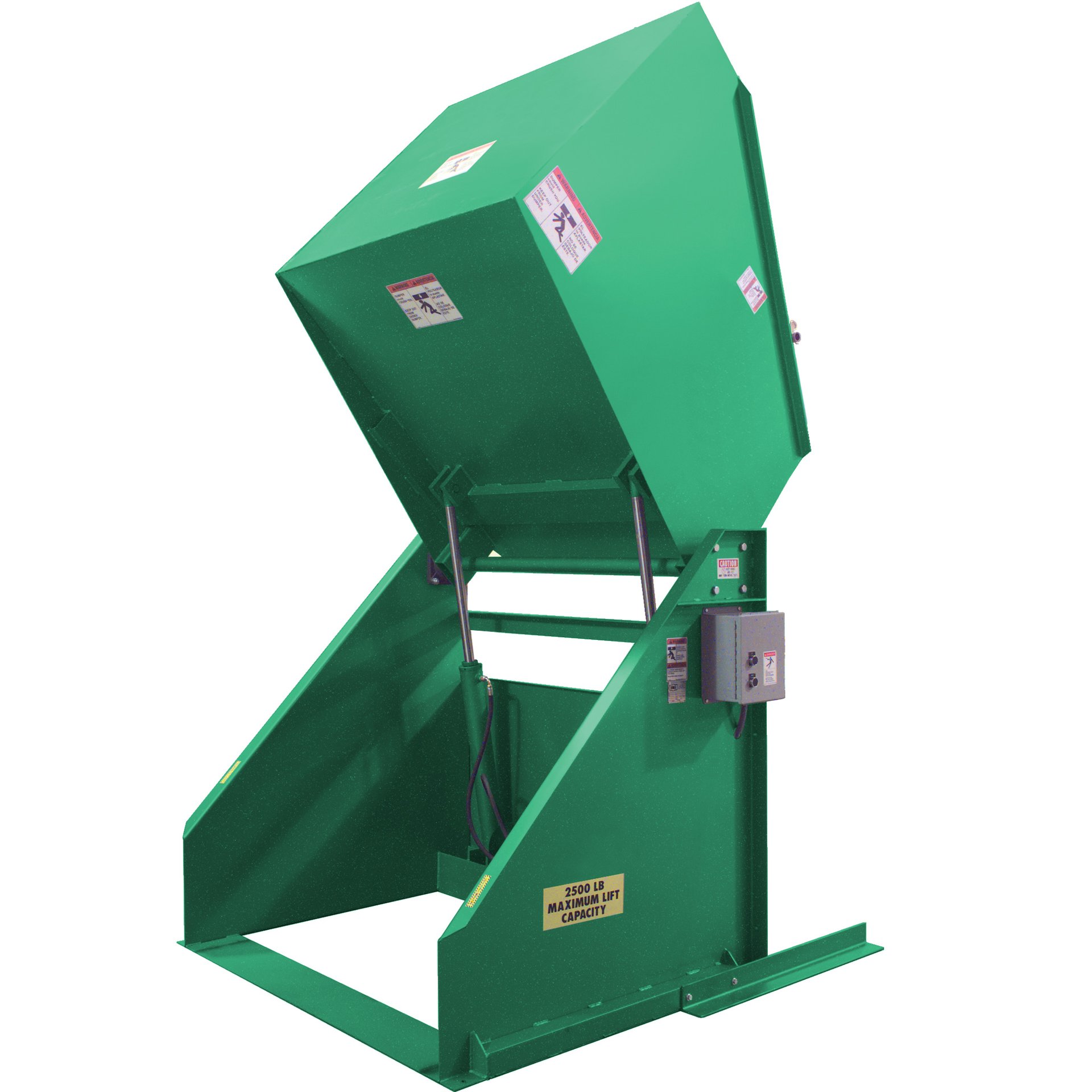 Gaylord Dumper, 2,500 lb Capacity, 230/60/1, with Stabilizer Angles - Image 3