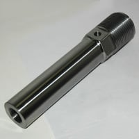 Hot Melt RT Nozzle Body, 8-1/4" (9" with Tip), 1-3/4"-8 Thd, 1.25" RO with 3/8"-24 Hot Melt T/C Hole