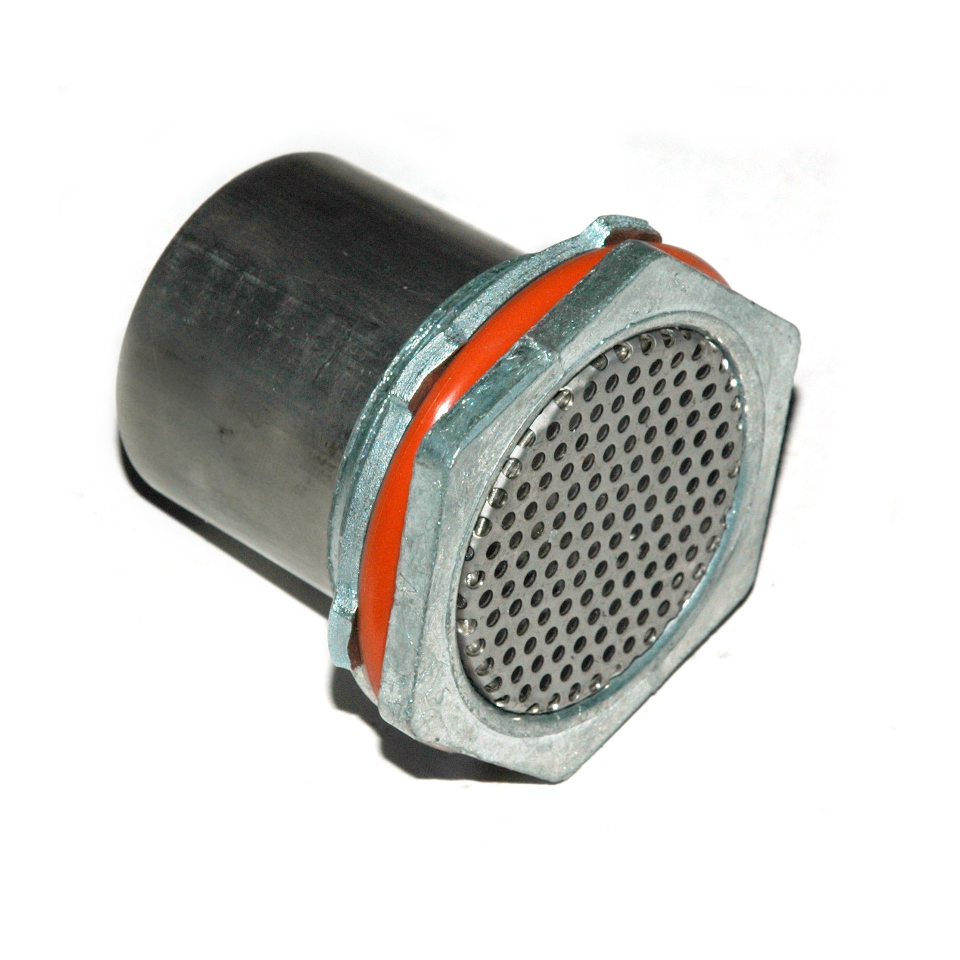 Exhaust Pipe, 2" OD, with Bulkhead Connector, O-Ring and Nut, Stainless Steel - Image 1