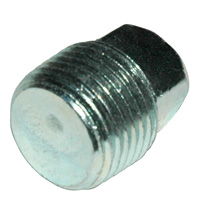 Plug, Square Head, 1/2" NPT, Galvanized Steel - Image 2