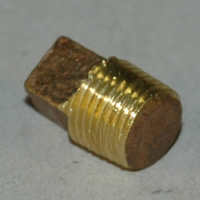 Plug, Square Head, 1/8″ NPT, Bronze