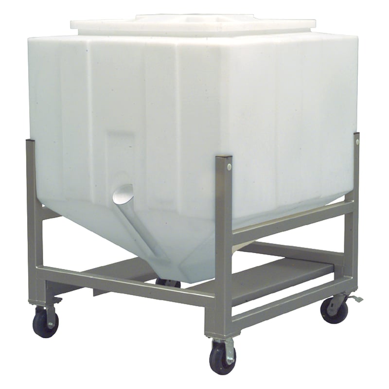 Portable Resin Bin, 1200 lb. Capacity