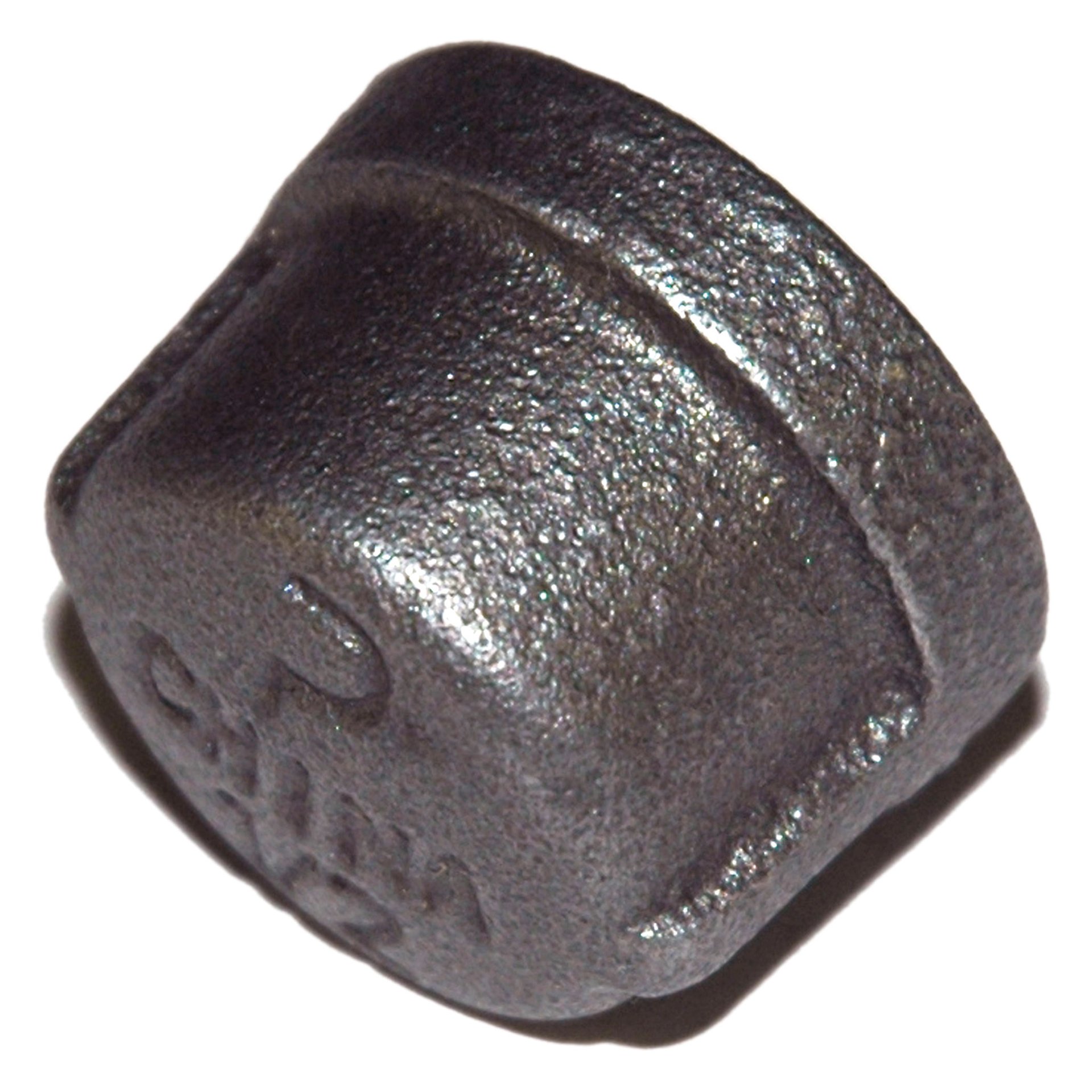 Cap, 1-1/2" NPT, Galvanized Steel. - Image 2