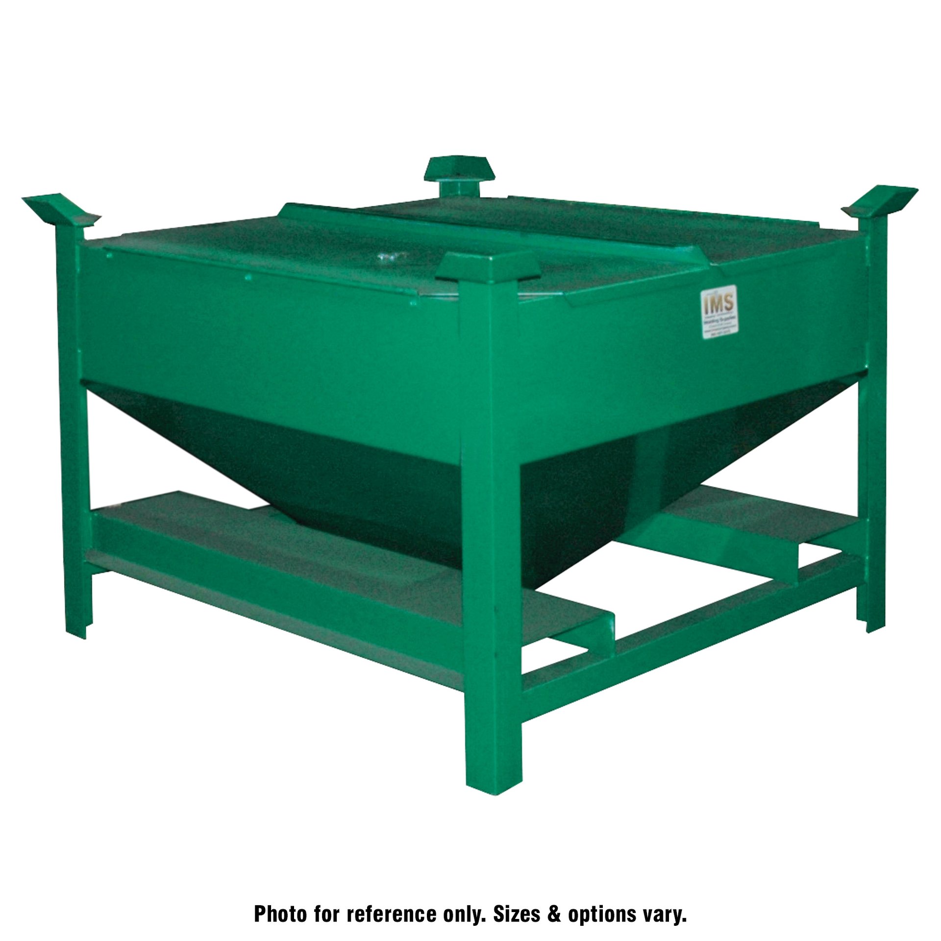 Mobile Storage Hopper, Heavy Duty 30 cu ft, 45 Degree Hopper Slope - Image 1