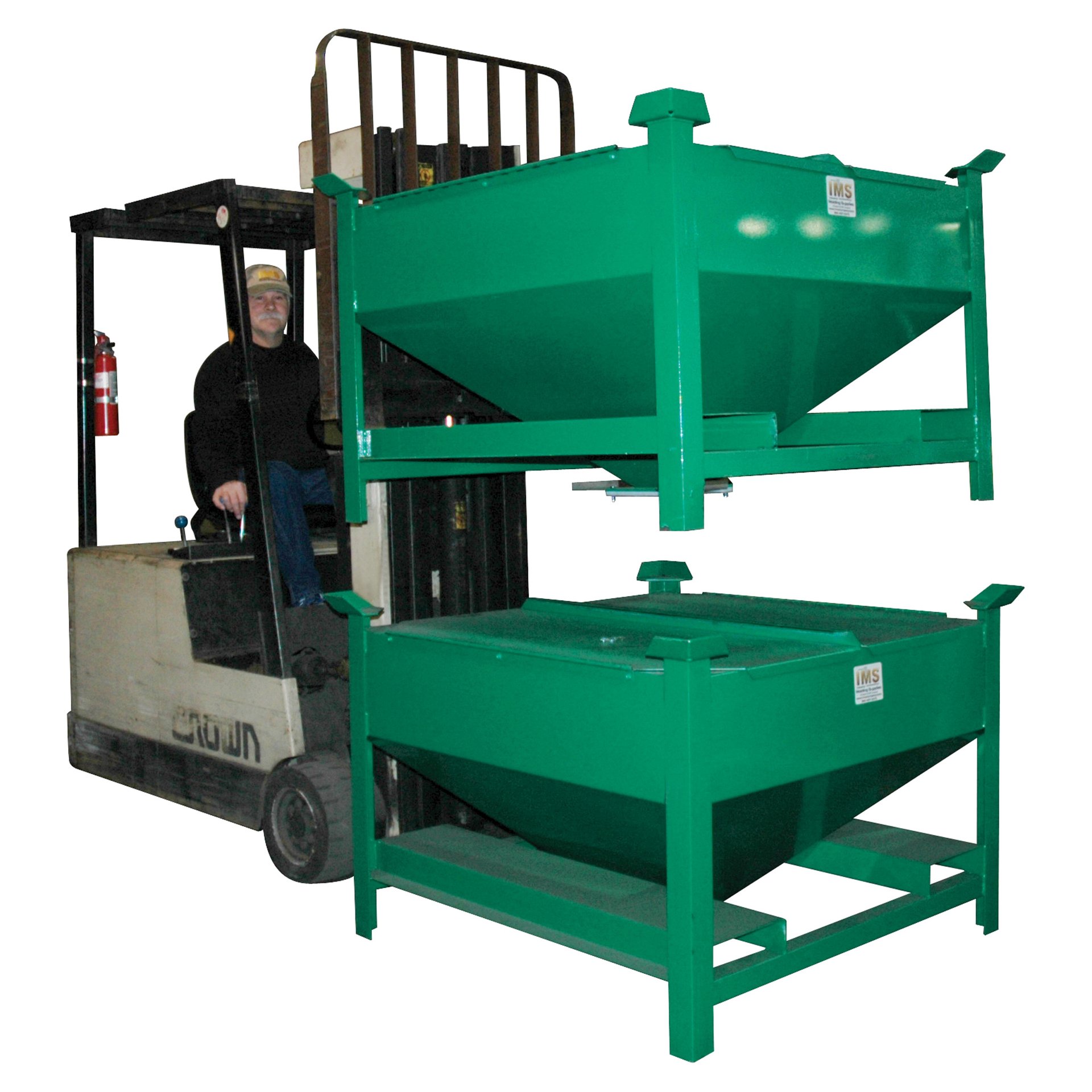 Mobile Storage Hopper, Heavy Duty 30 cu ft, 60 Degree Hopper Slope - Image 2