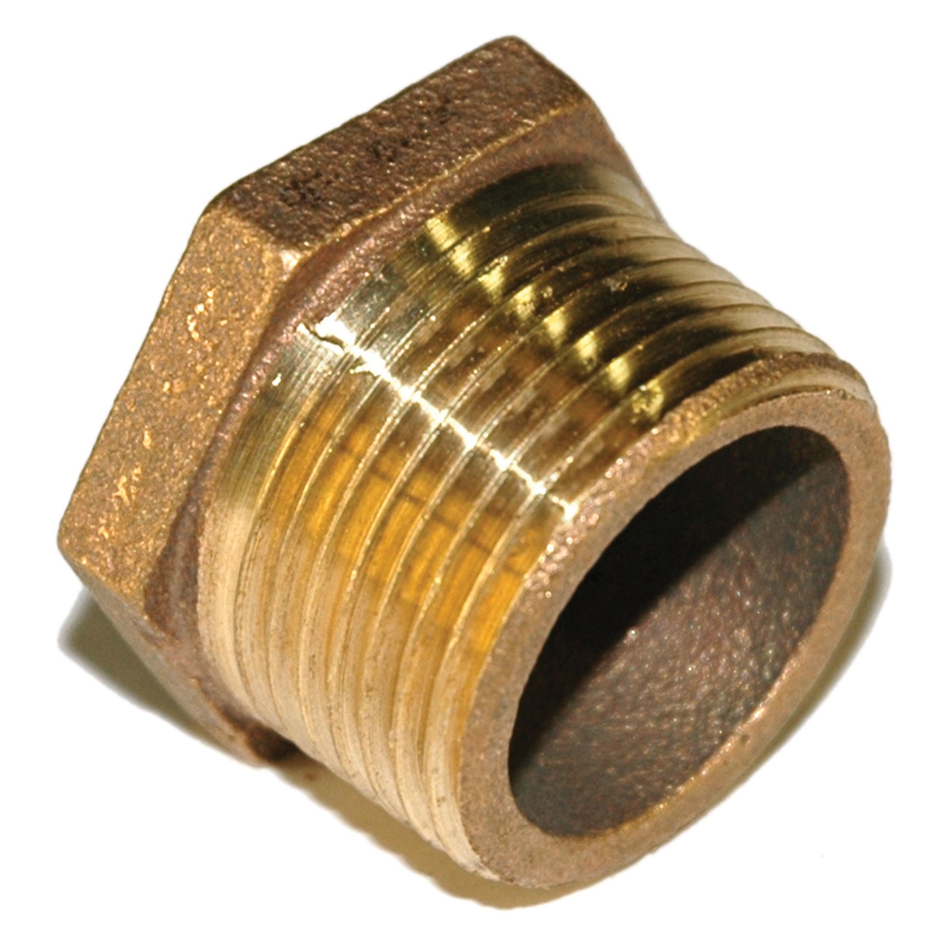 Bushing, Hex, 1" x 1/2" NPT, Bronze - Image 1