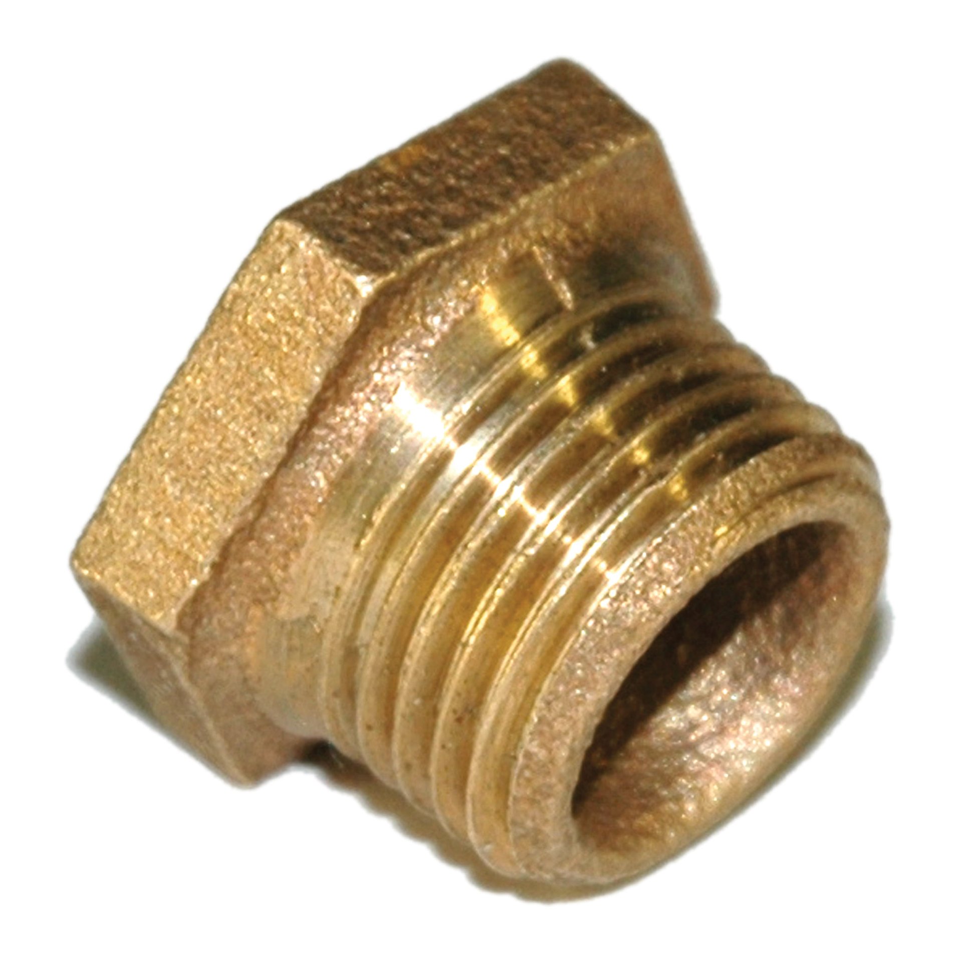 Bushing, Hex, 1/2" x 3/8" NPT, Bronze - Image 1