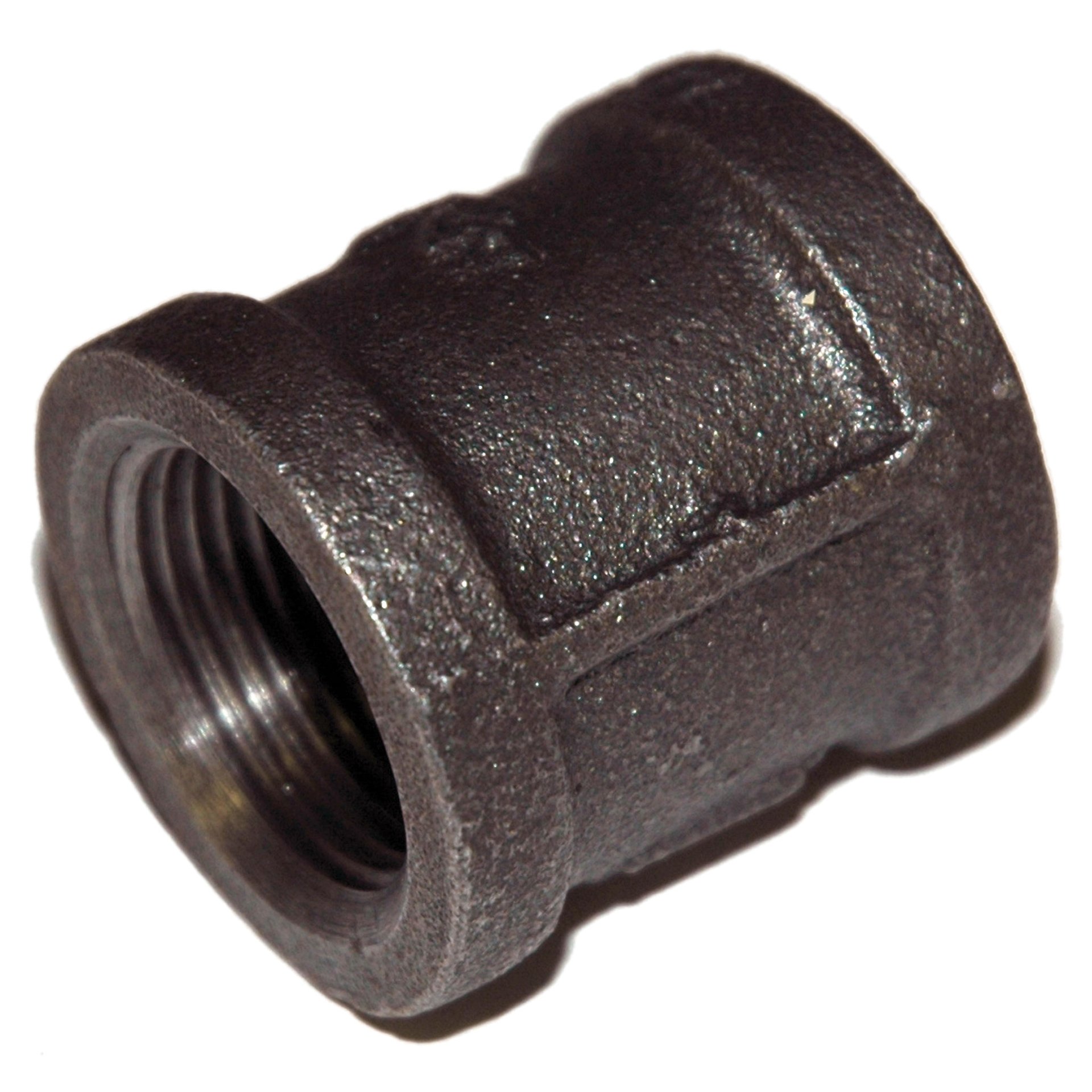 Coupling, 1-1/4" NPT, Black Steel. - Image 1
