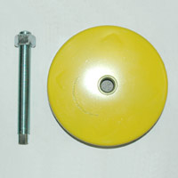Machine Leveling Mounting Pad, 9" Diameter 2-1/4" High. Includes 1"-14 x 8" Bolt. - Image 1