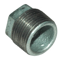 Bushing, Hex, 1" x 1/4" NPT, Galvanized Steel - Image 1