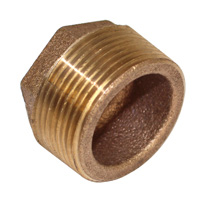 Bushing, Hex, 1-1/4″ x 1/2″ NPT, Bronze