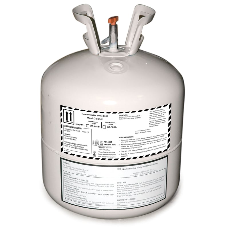 Mold Cleaner, White 2000, Small Tank