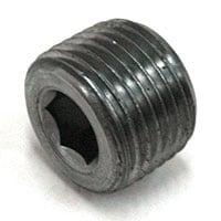 Plug, Hex Socket, 1/2" NPT, Black Steel - Image 1
