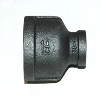 Coupler, Reducing, 1-1/4" x 1/2" NPT, Black Steel - Image 1