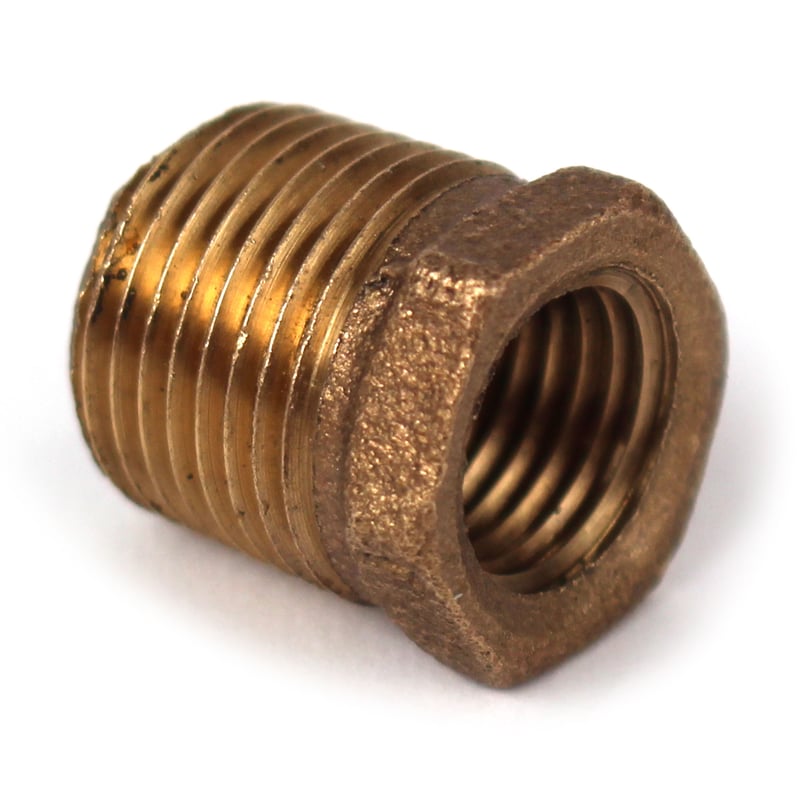 Bushing, Hex, 3/4" x 1/8" NPT, Bronze
