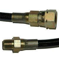 Spray Gun Hose, 12 ft, With Fittings - Image 2