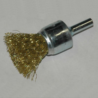 Brass Solid End Brush, 3/4″ Brush Diameter
